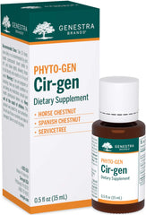 Genestra Cir-gen horse chestnut bottle for venous support.