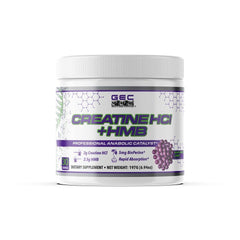 Genetic Edge Creatine HCl + HMB bottle highlights a clean recovery formula