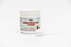 Powder dissolving in water from Genetic Edge Creatine HCl + HMB for fast absorption