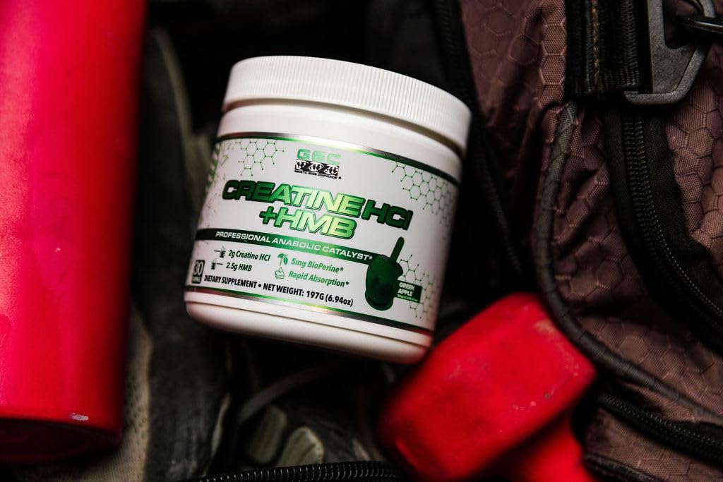 Genetic Edge Compounds Creatine HCl + HMB scoop before training signals readiness