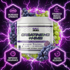 Genetic Edge Creatine HCl + HMB scoop ready for pre-workout mix