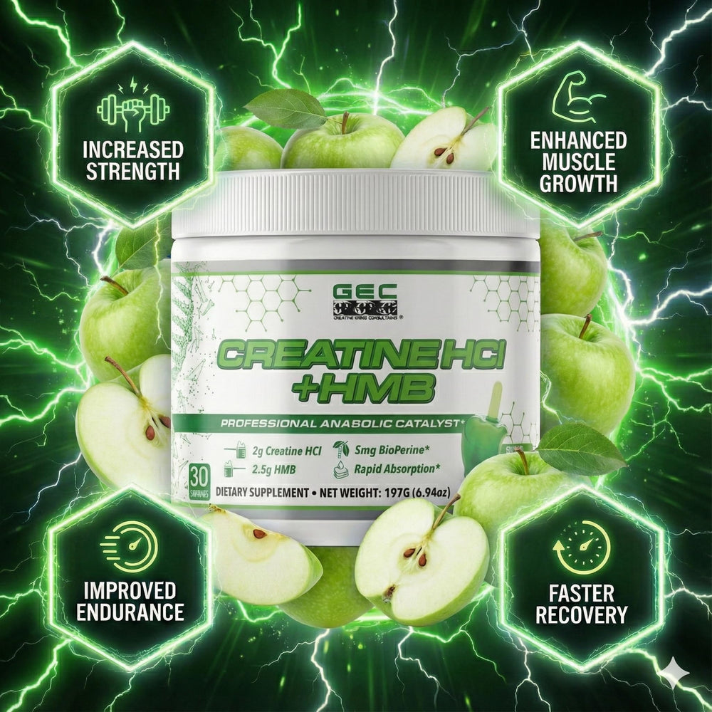 Genetic Edge Compounds Creatine HCl + HMB scoop ready to mix quickly