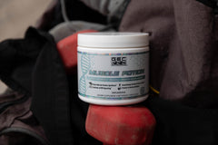 Serving Genetic Edge Muscle Potion after training for recovery.