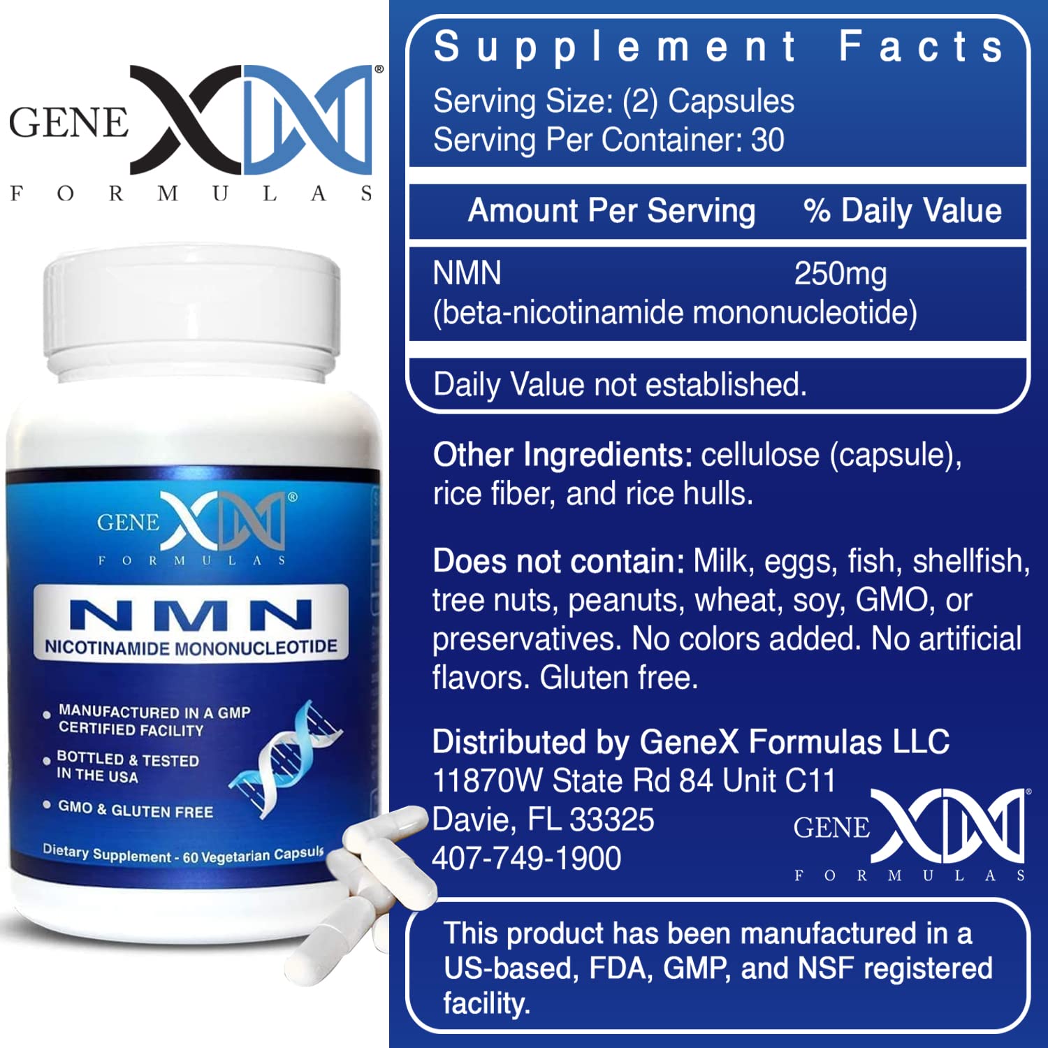 COA document from Genex Formulas confirms batch transparency and quality