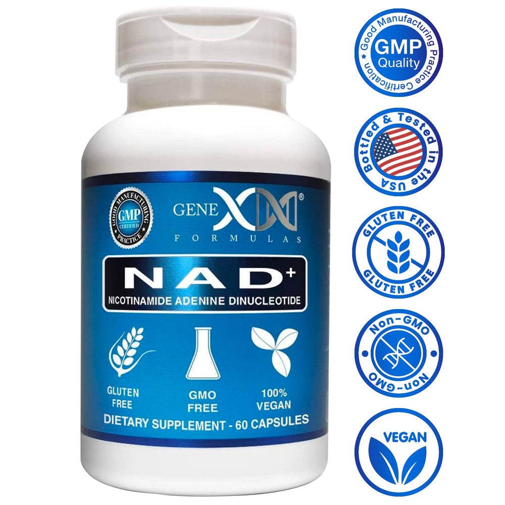 Genex Formulas NAD+ produced in GMP and NSF certified facility.