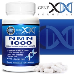 Unflavored NMN capsules ready to take alone or with beverage