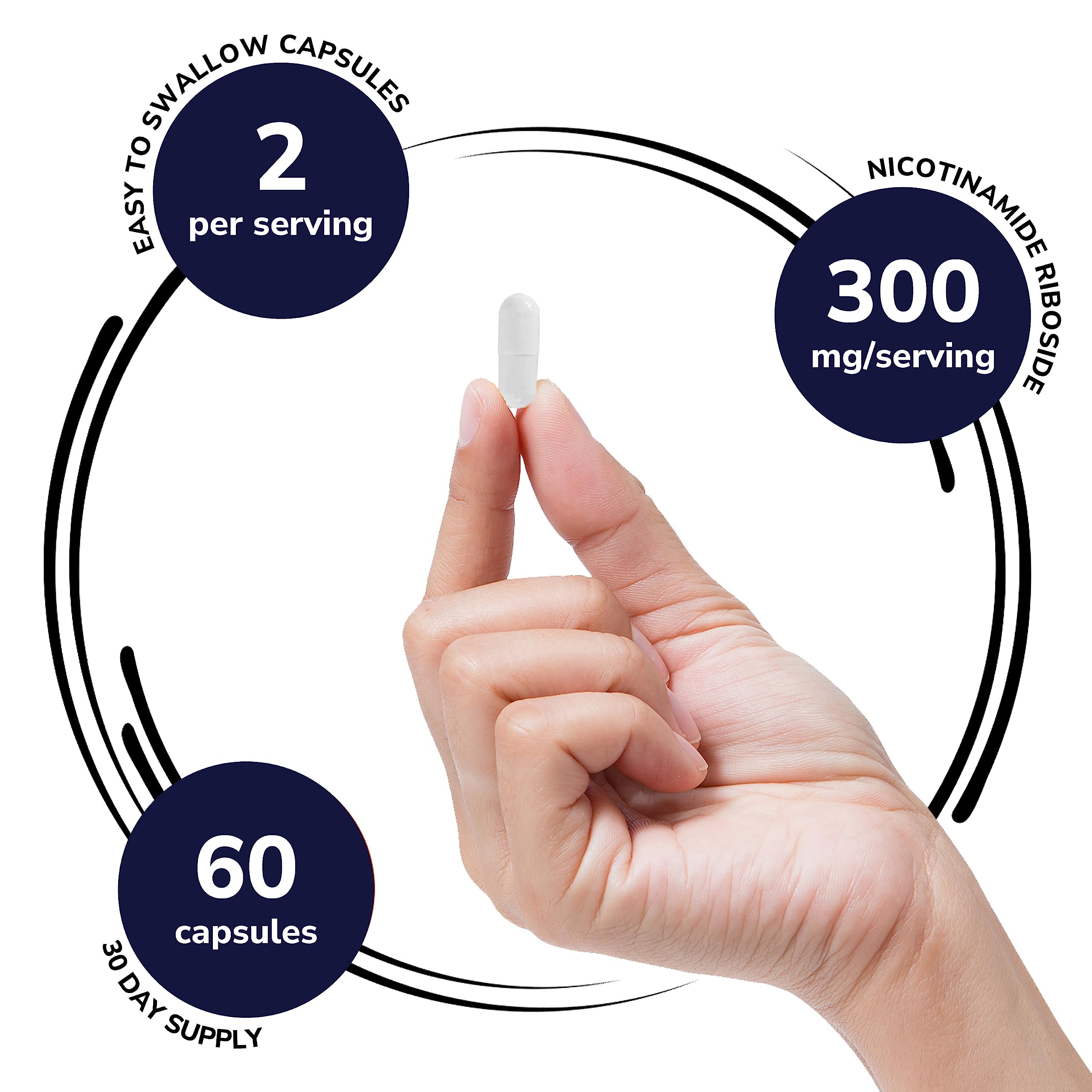 Genex Formulas NR label nutrition highlights 300 mg per serving