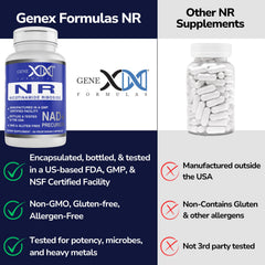Genex Formulas NR serving size two capsules for daily support