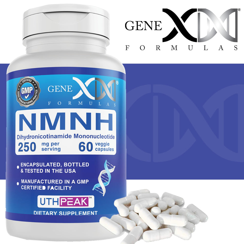 Genex Formulas NMNH USA-manufactured facility badge conveys trust