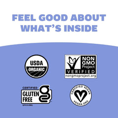 Genexa Sleepology organic non-GMO label highlights clean formula