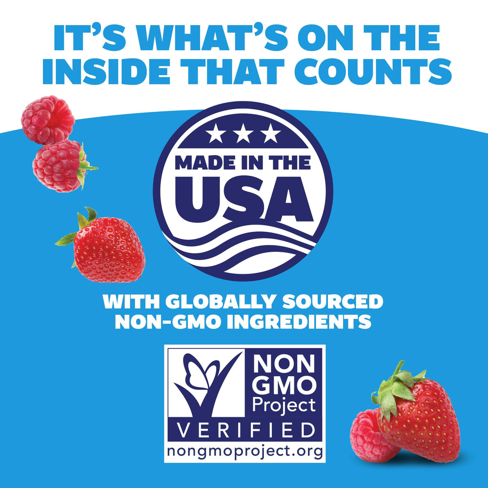 Genexa vegan and gluten-free icons emphasize allergy-friendly product