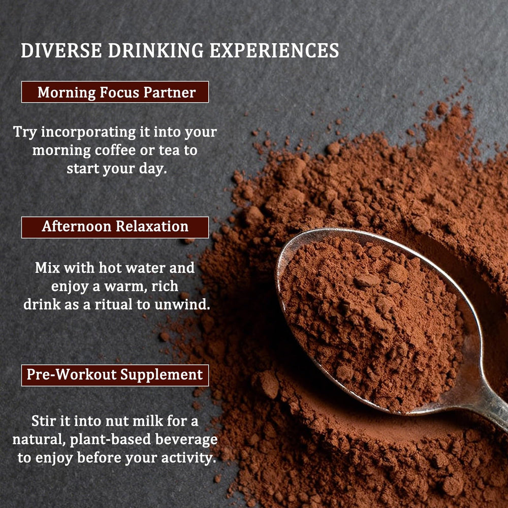 GENGGUI Cocoa flavonoids blend visual emphasizing antioxidant-rich profile.