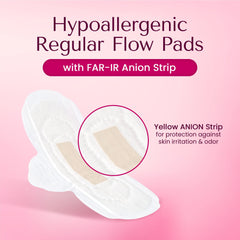 GENIAL DAY ultra-absorbent core supports heavy flow days.