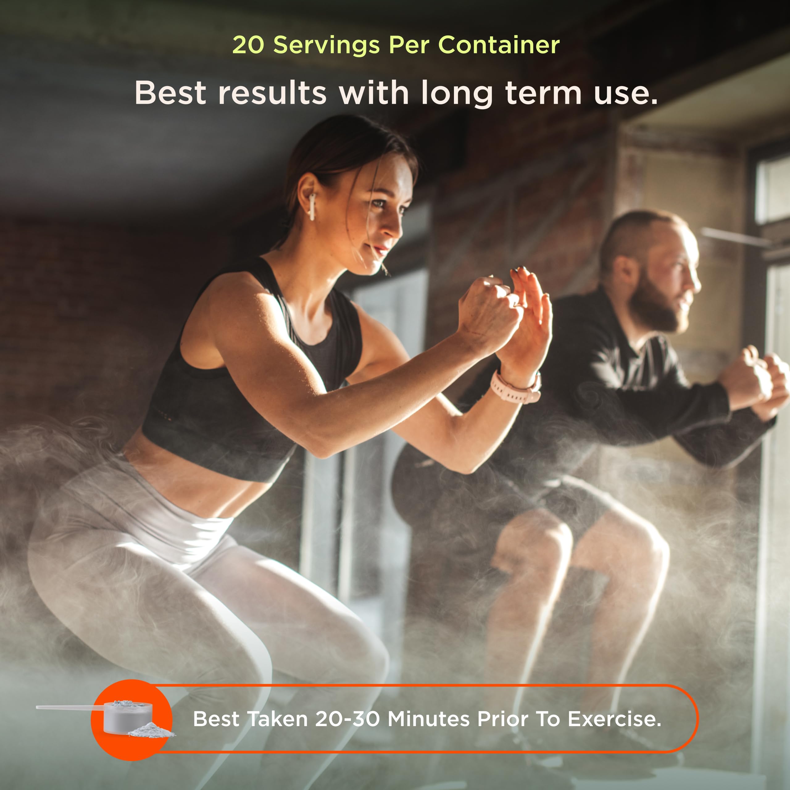 Genius Pre gym workout scene conveys focus and performance.