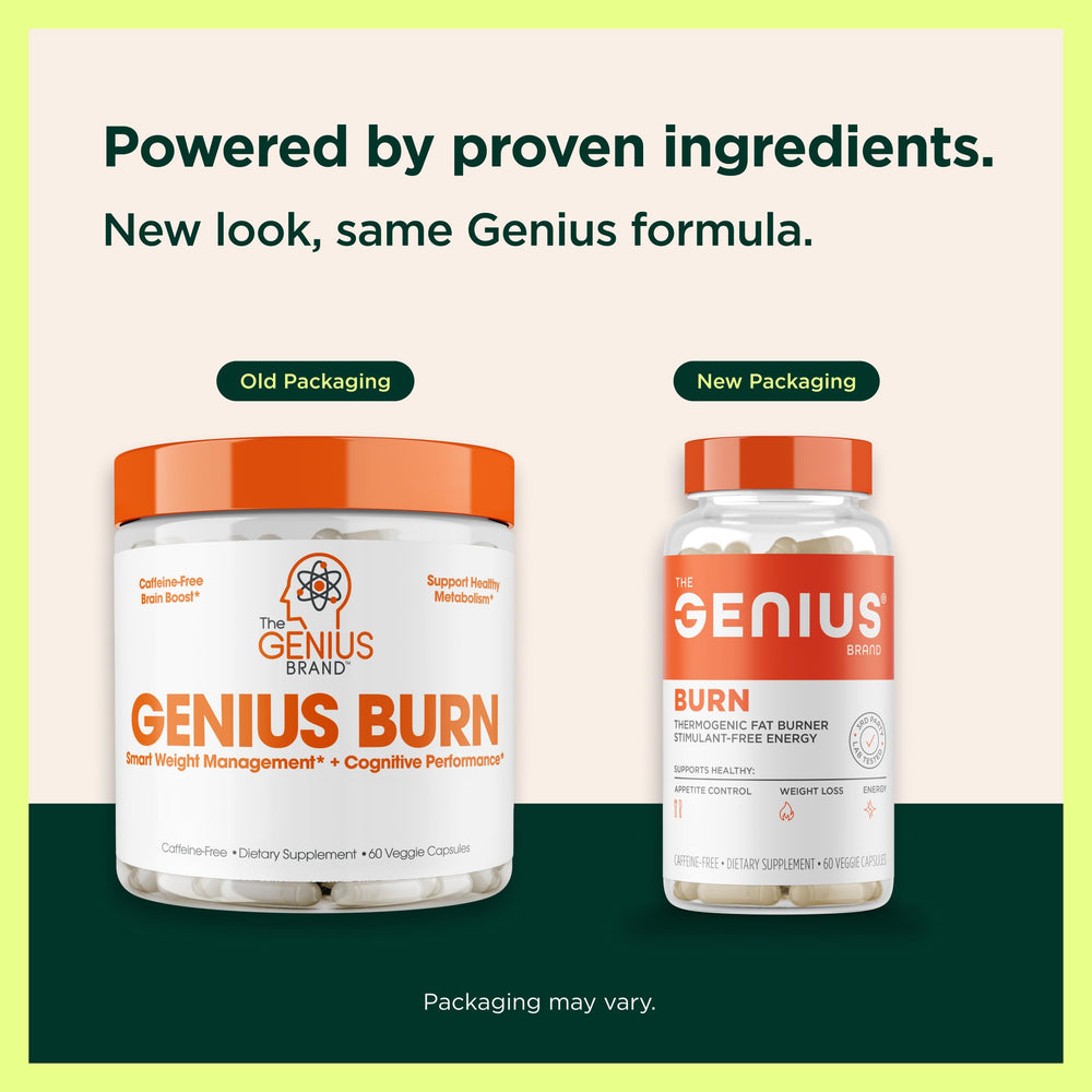 Genius Burn diet veggie pills capsules for convenient daily intake and cravings control