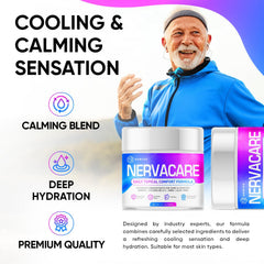 GENIUS CURE Nervacare with arnica and MSM for leg comfort.