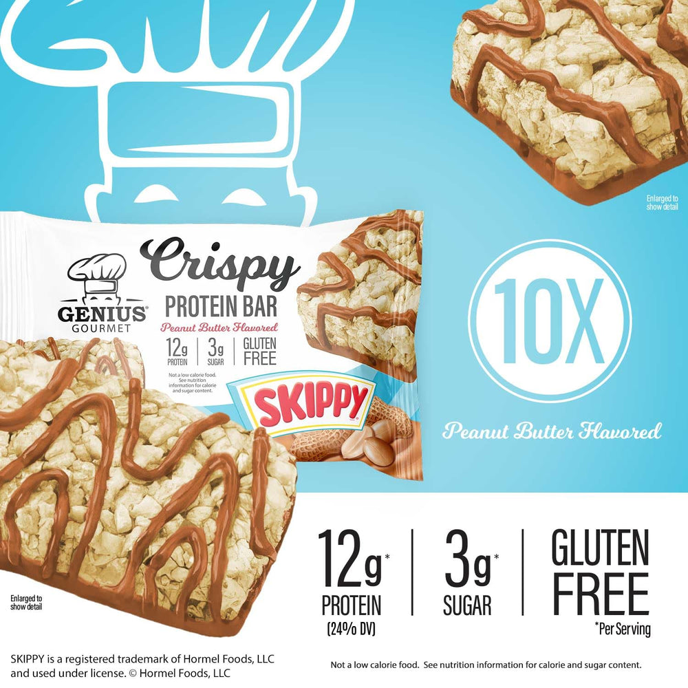 Genius Gourmet SKIPPY lunchbox-ready bar for school and snacks