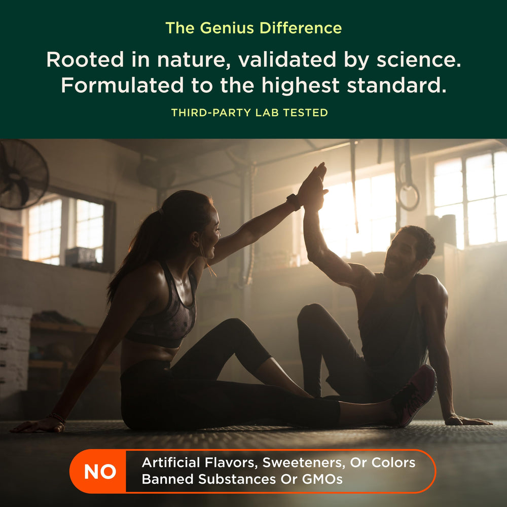 20 servings pack on a shelf for ongoing fitness support.