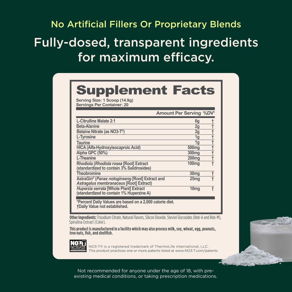 Ingredients graphic highlights nature-based components for clean performance.
