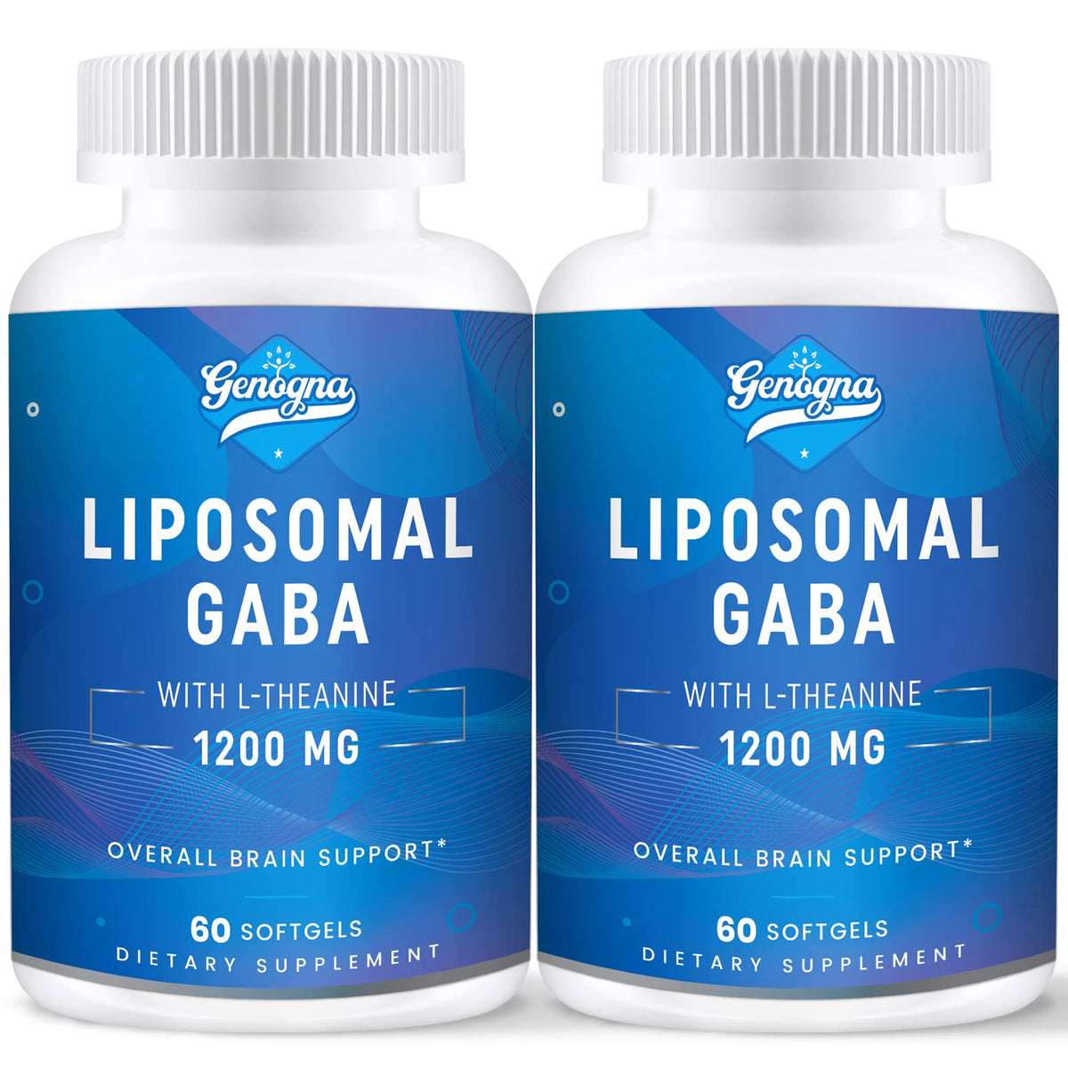 Genogna liposomal GABA capsules shown for daily use