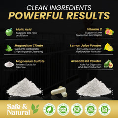 Geneomx malic acid magnesium formula supports liver function and smoother digestion.