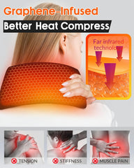 Genovega heated scarf grey gift-ready presentation for holidays