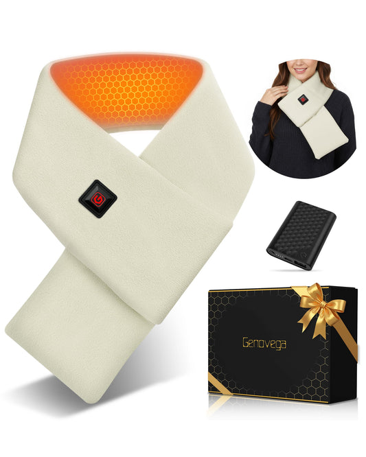 Genovega heated scarf unboxing shows complete warmth gift set