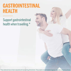Genestra Brands HMF Travel shelf-stable icon indicating no refrigeration needed