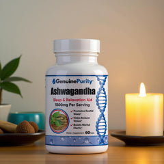 GenuinePurity packaging box shows a natural, plant-based supplement.
