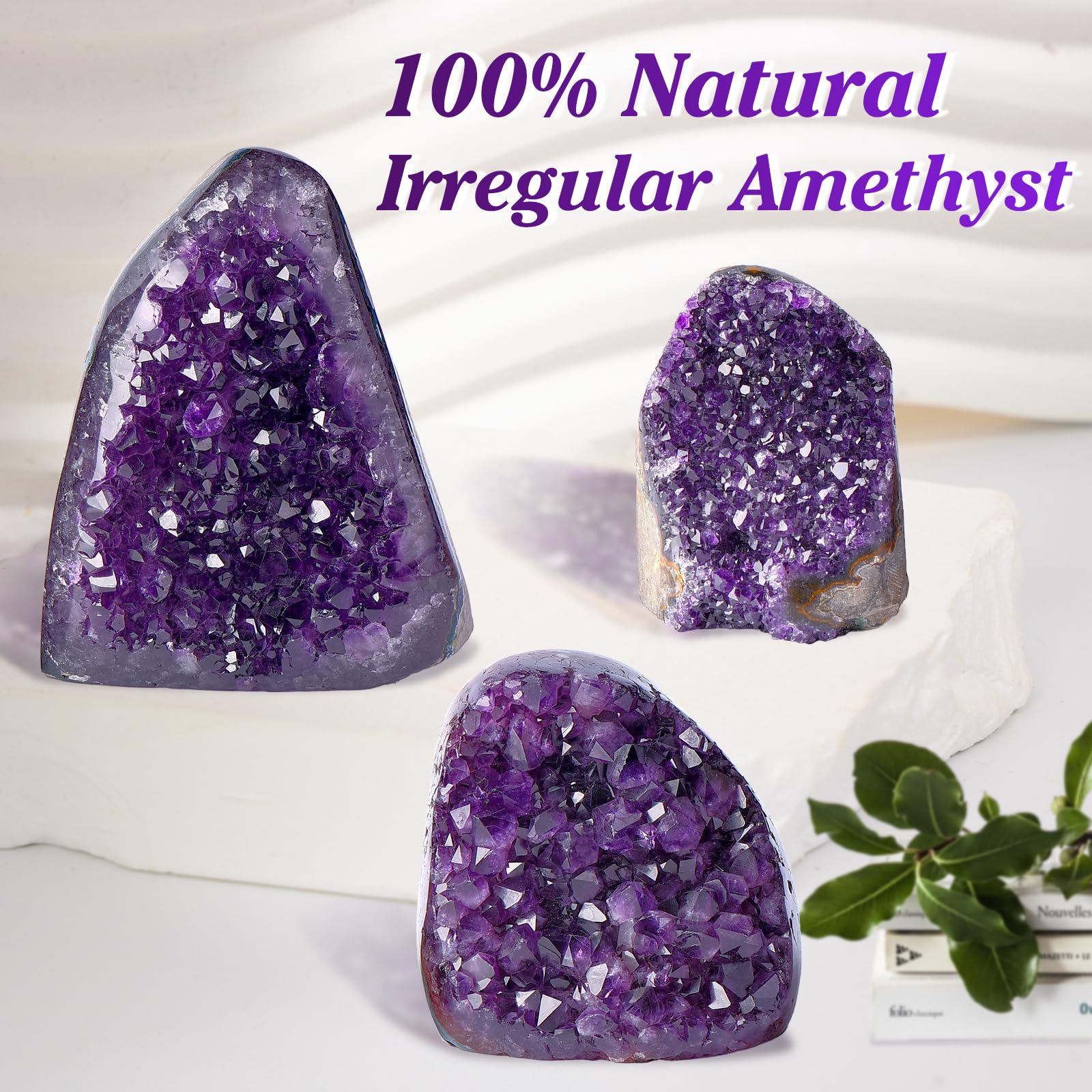 Geodora Amethyst sleep-friendly cluster creating calm ambiance