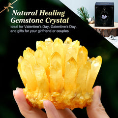 Geodora amethyst prism cluster on shelf for gift-ready display