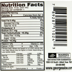 Georges Aloe Vera pack of four 8 oz bottles highlights preservative-free aloe for daily use.