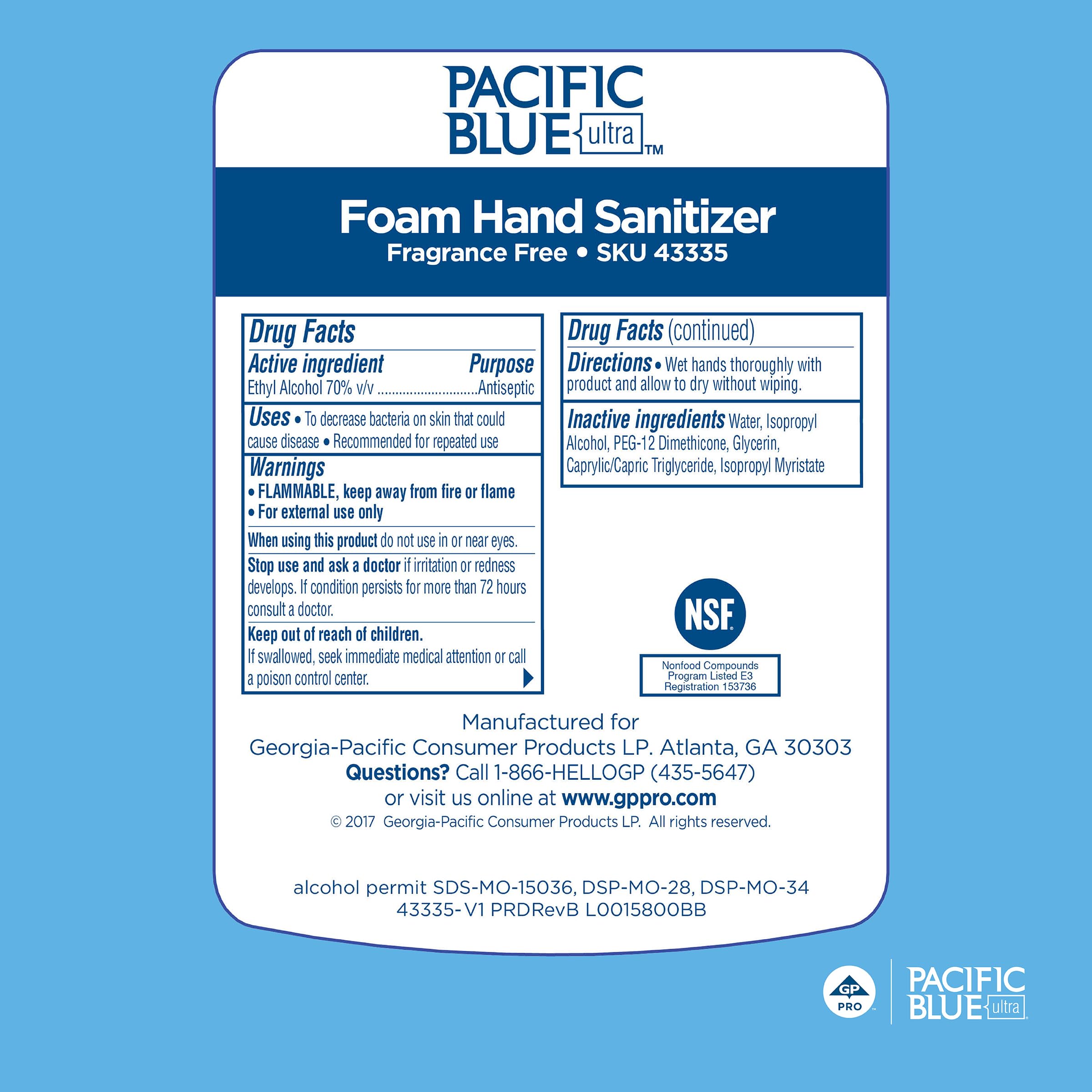 Dispenser compatibility icon showing Pacific Blue Ultra work with compatible units.