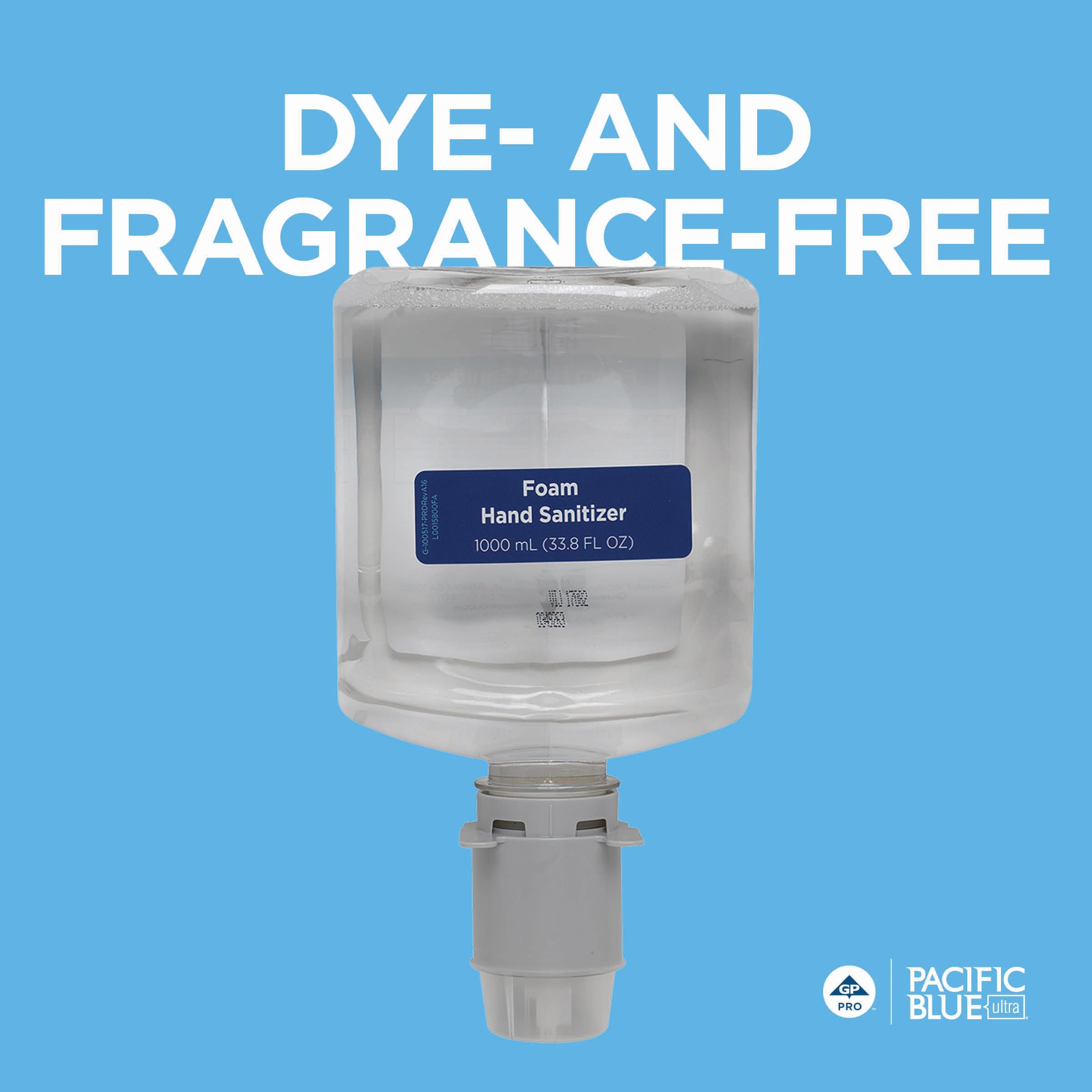 NSF-listed verification on refill packaging indicating safe use in regulated environments.