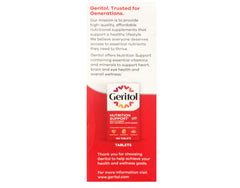 Geritol liquid pouring into spoon demonstrates simple daily use.