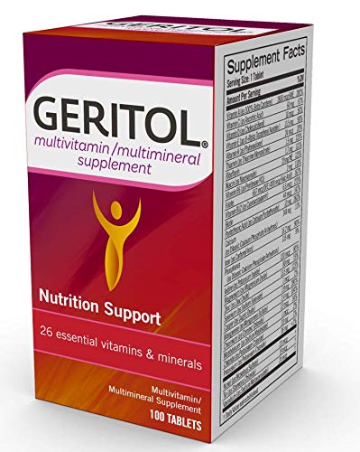 Geritol made in the USA seal on the bottle.