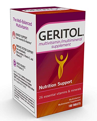 Geritol pack of two bottles for convenient refills.