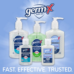 Germ-X Nourish fast-drying formula: no sticky residue after use.