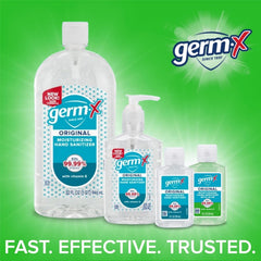 Germ-X On-the-go hand sanitizer bag-pack keeps you covered.