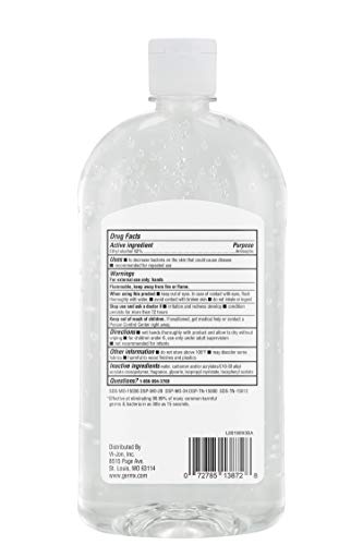 Germ-X Original 32oz bottle pump-top, quick-dispense gel for fast sanitizing