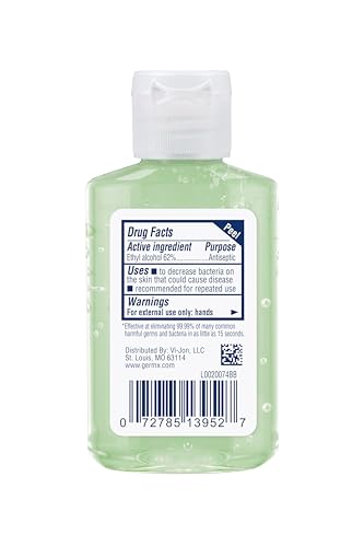 Germ-X Original Hand Sanitizer aloe and vitamin E gel for moisturized hands.