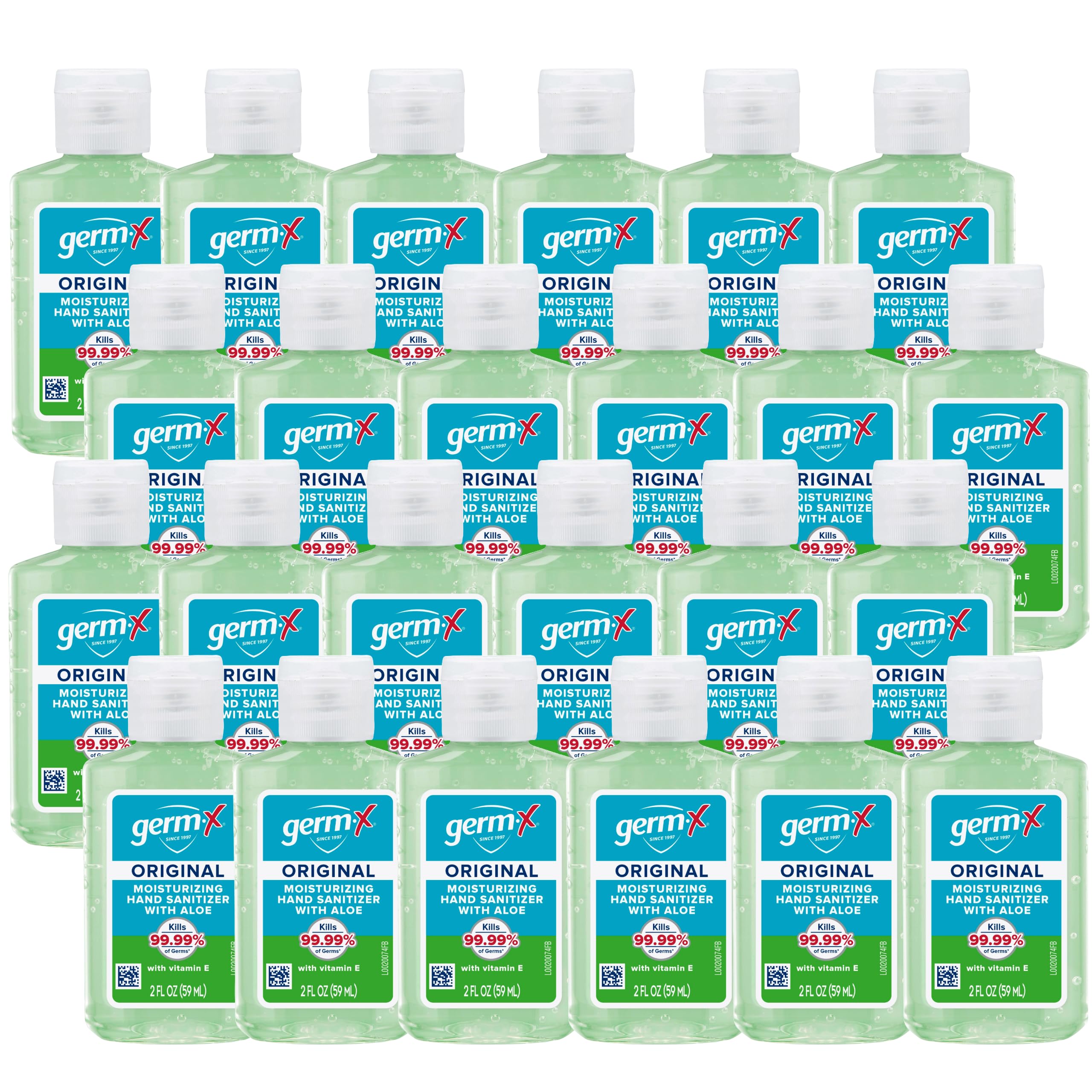 Germ-X Original Hand Sanitizer bottle 2oz for quick germ reduction on the go.