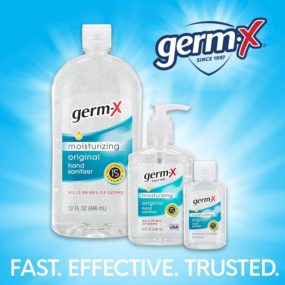 Germ-X Original mini bottle on-the-go, fits in bags.