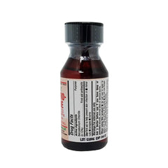 Applying Germa Mercury-Chrome antiseptic to a minor cut.