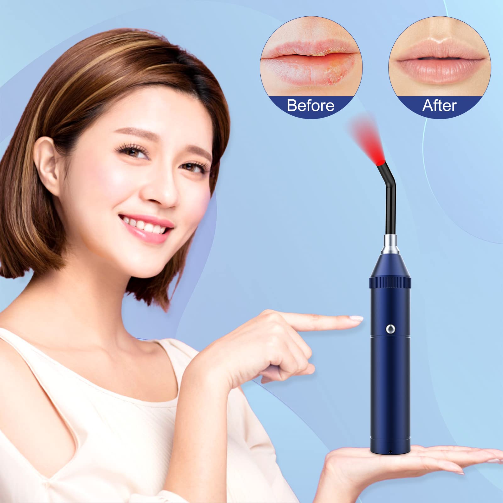 Gerylove wireless, rechargeable unit with long battery life for travel use.