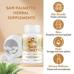 Gesundgeist Saw Palmetto organic ingredients panel emphasizes purity.
