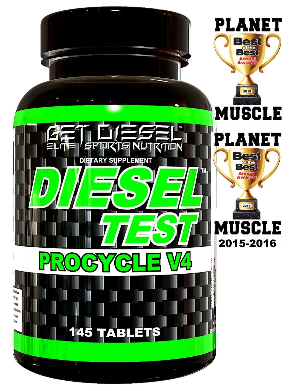 GET DIESEL NUTRITION Diesel Test Procycle in gym bag ready for intense training