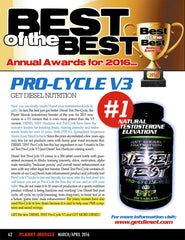 GET DIESEL NUTRITION Diesel Test Procycle pack shot showing capsules for post-cycle support