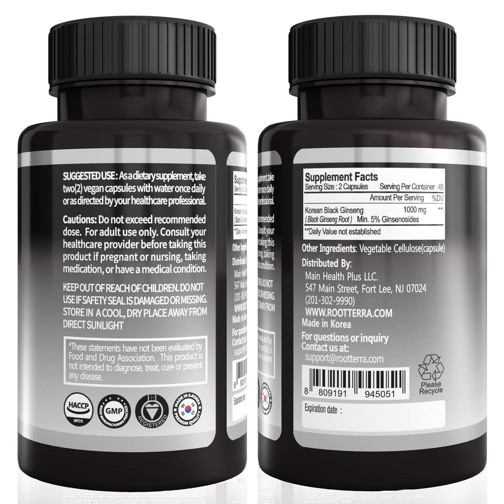 GeumHeuk vegan capsules on white backdrop for easy daily use