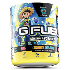G Fuel aDrive blueberry-lemonade shaker ready for on-the-go refills